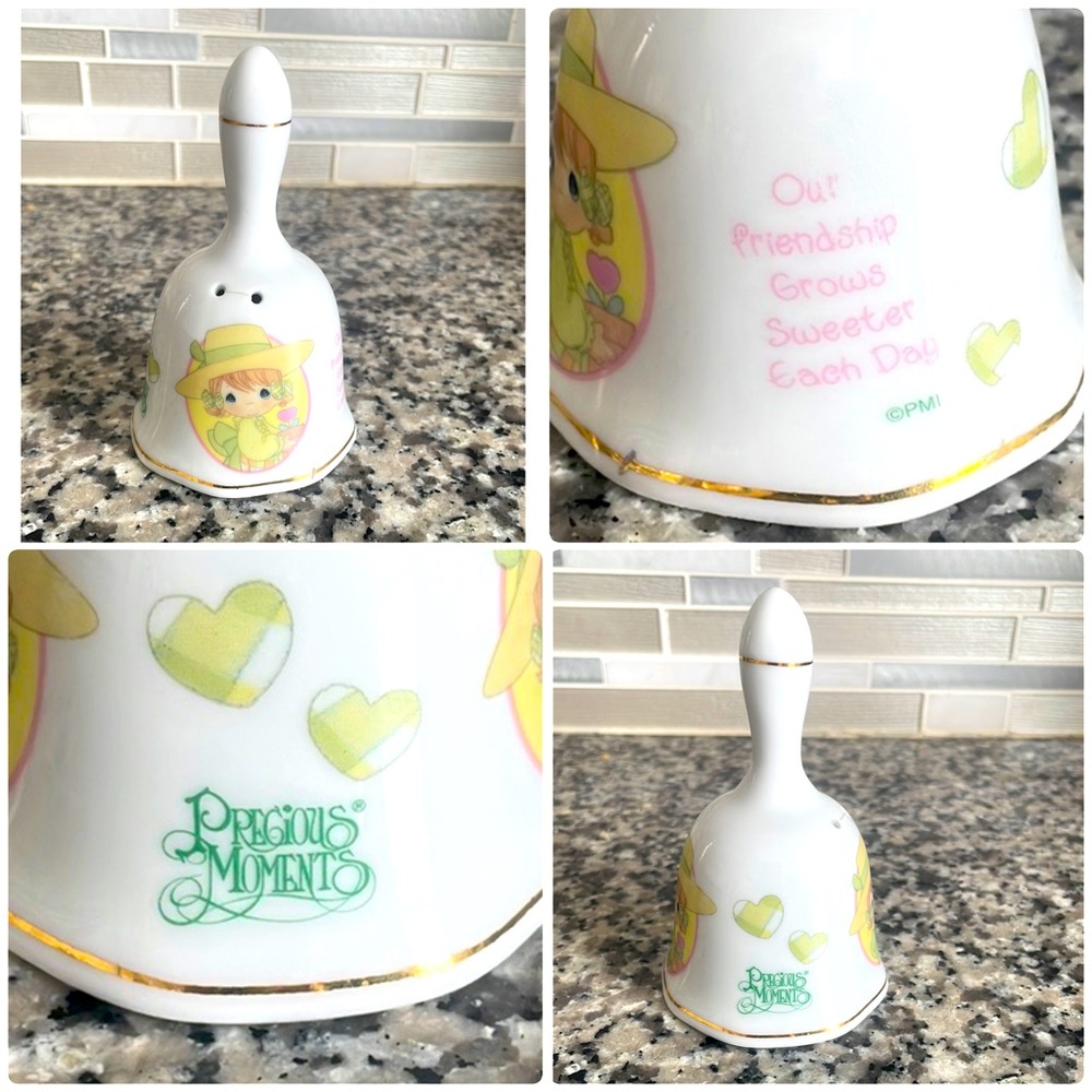 White Bell with Precious Moments Design